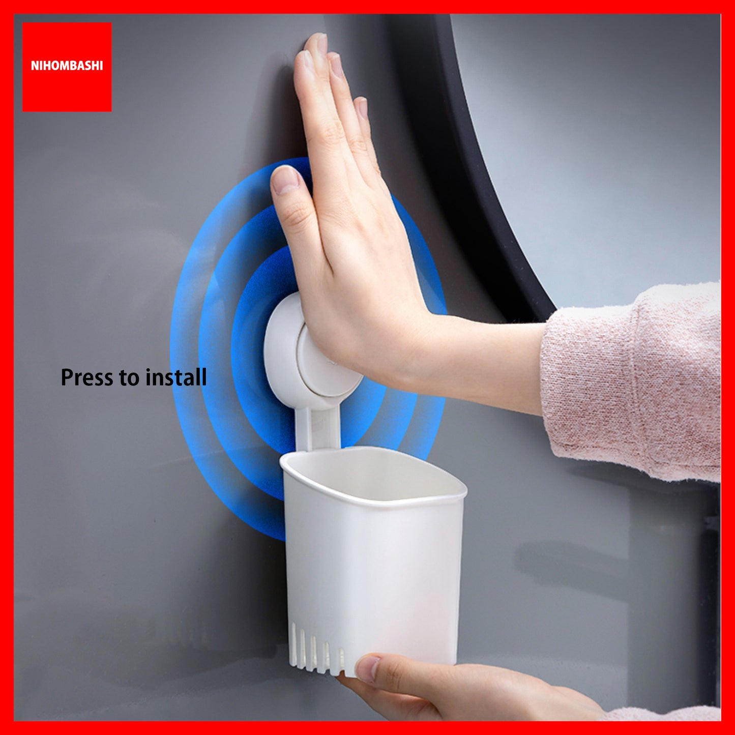 (1pc/2pcs) Bathroom Multifunctional Toothbrush Cup Holder