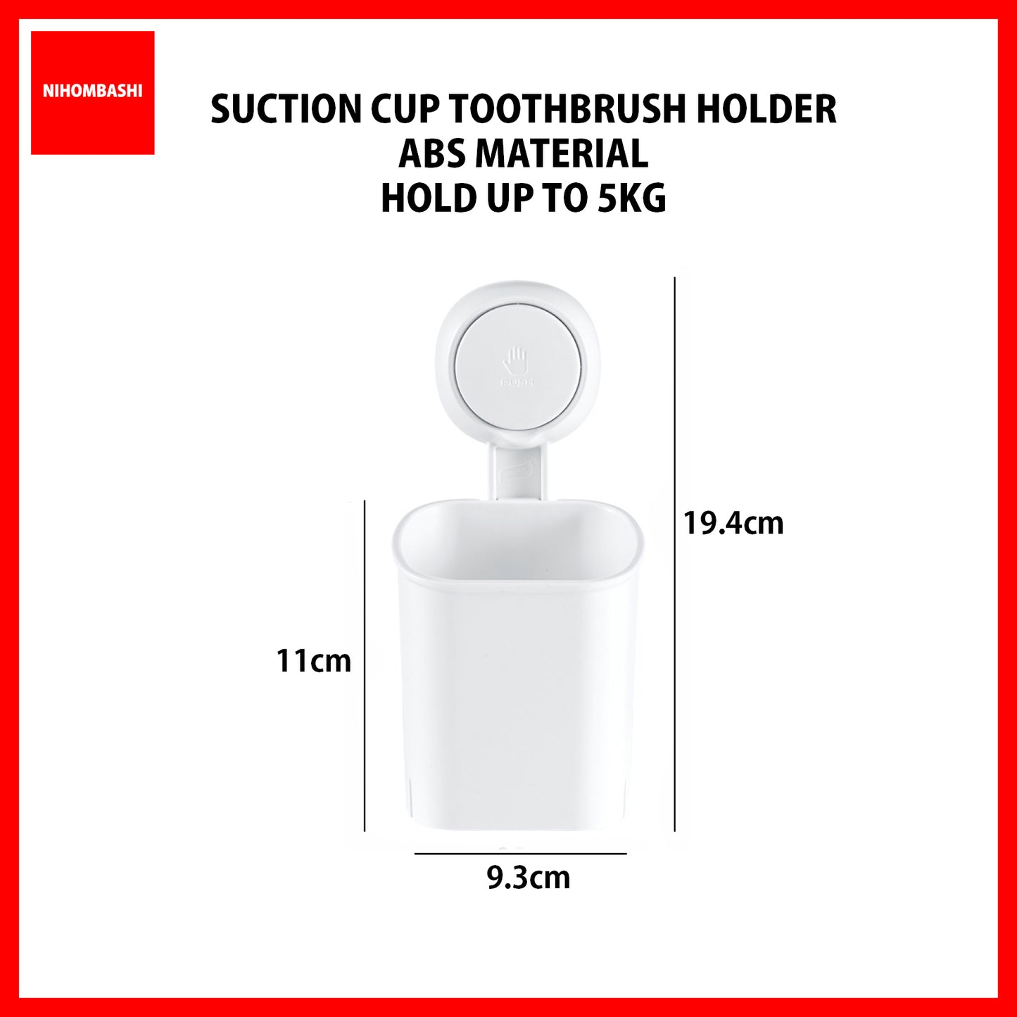 (1pc/2pcs) Bathroom Multifunctional Toothbrush Cup Holder