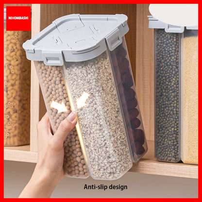 Grains Cereal Food Storage Air Tight Container with 4 Locks