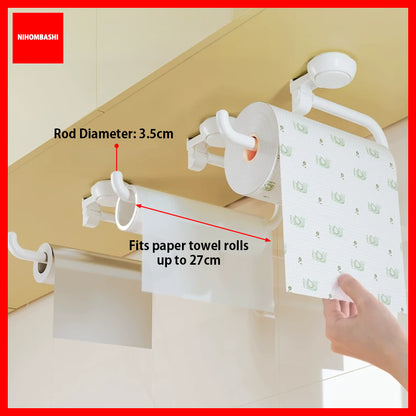 Vacuum Suction Cup Kitchen Roll Towel Holder