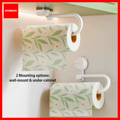 Vacuum Suction Cup Kitchen Roll Towel Holder