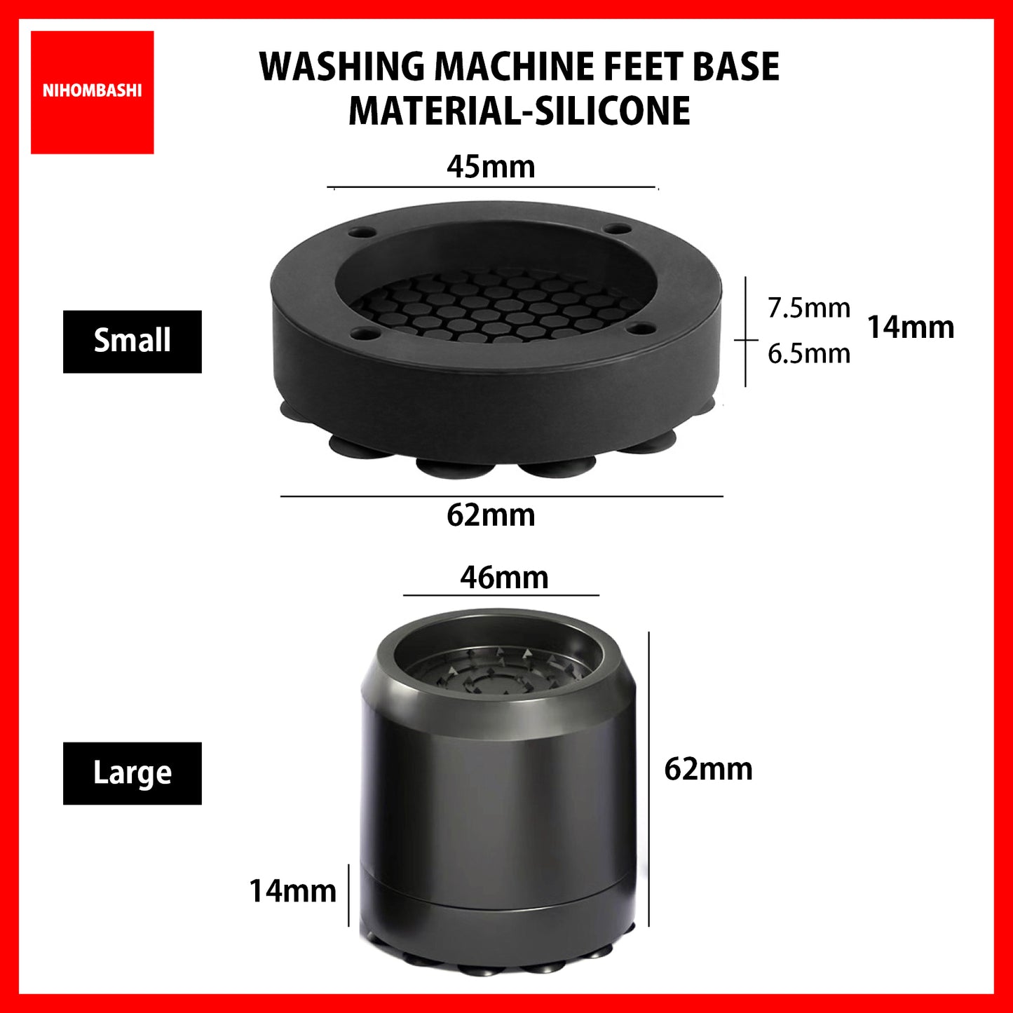 Anti Vibration Pads for Washing Machine