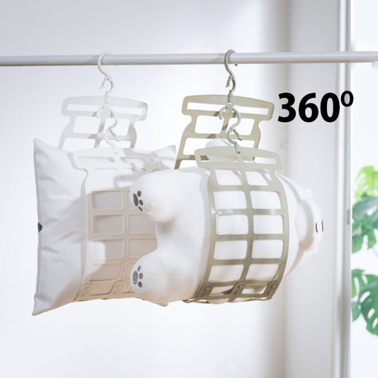 Portable Folding Pillow Hanger Drying Pillow Rack Balcony Drying Rack Doll Shelf Hanger