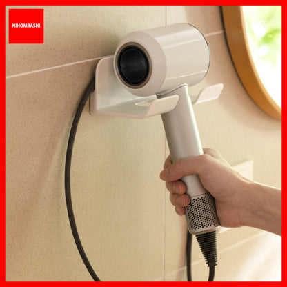 Punch Free Hair Dryer Storage Rack Holder
